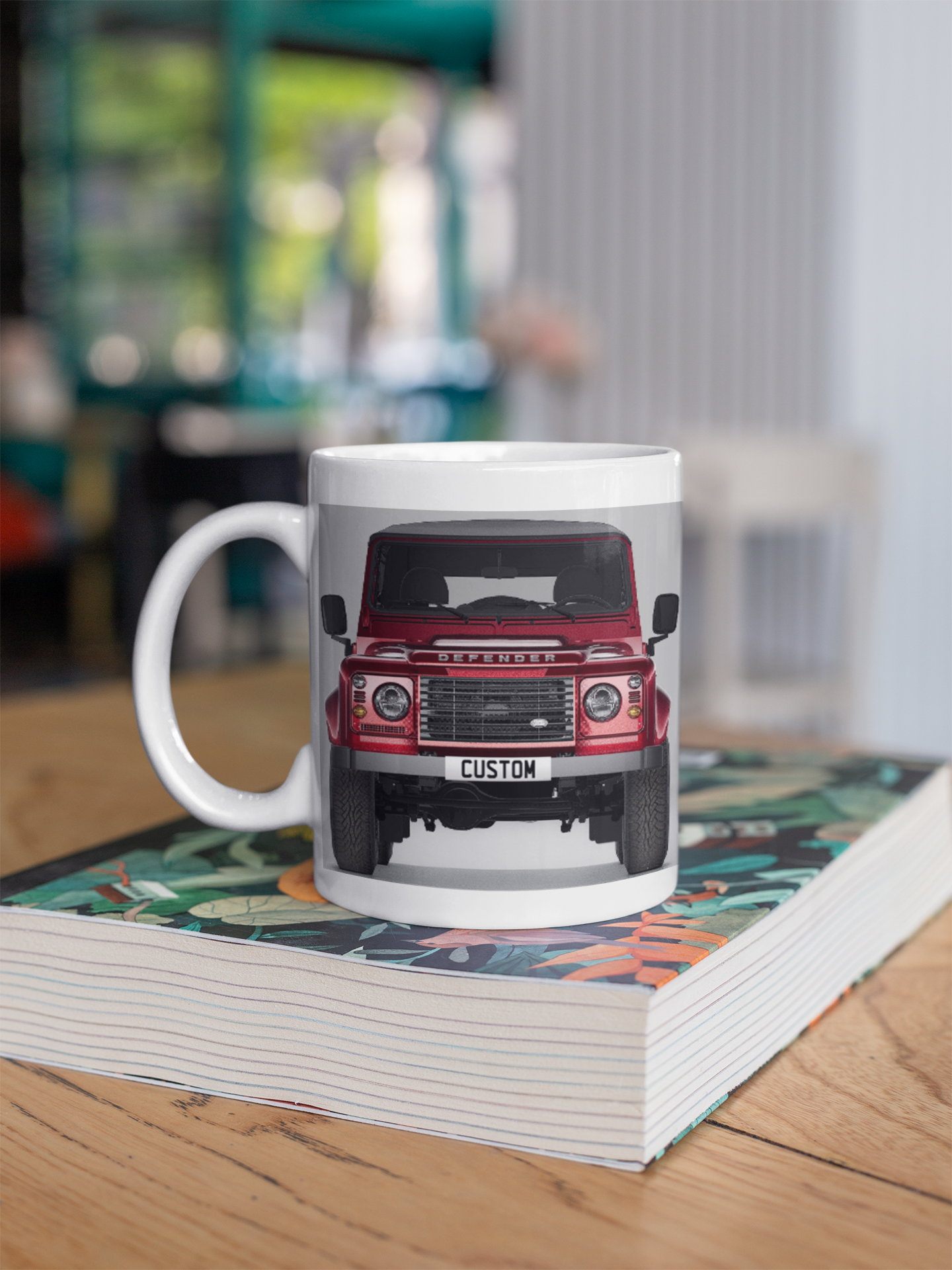 Personalised Land Rover Classic Defender Soft Top Mug