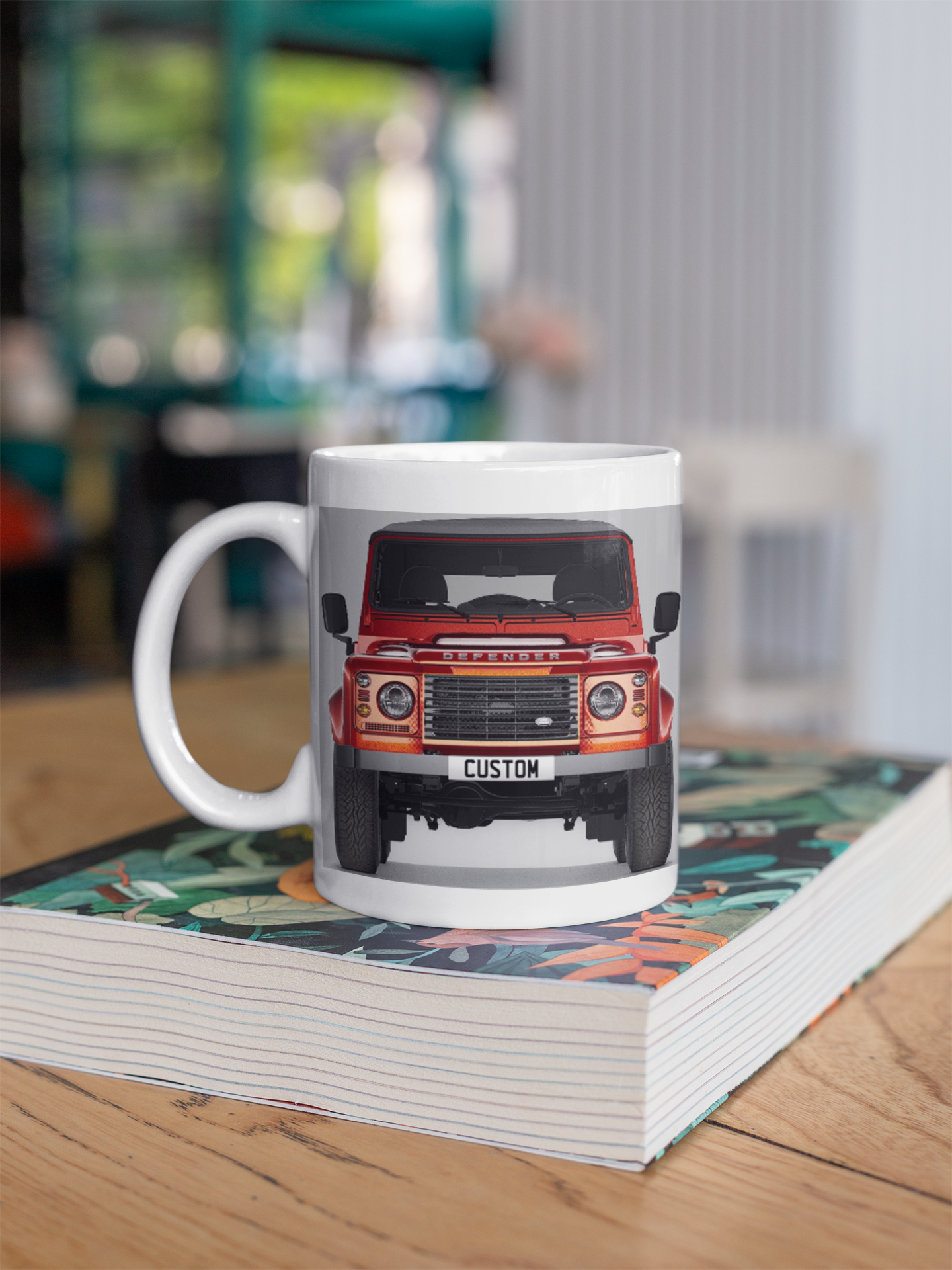 Personalised Land Rover Classic Defender Soft Top Mug