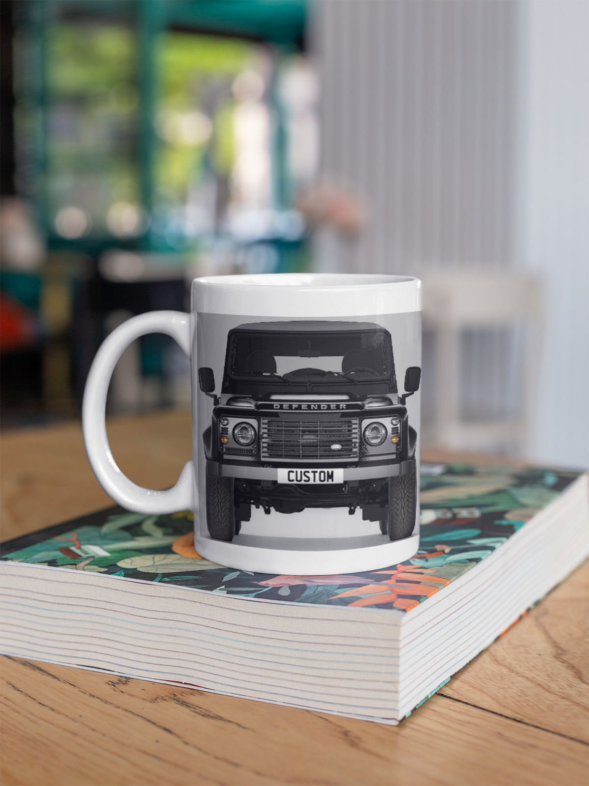 Personalised Land Rover Classic Defender Soft Top Mug