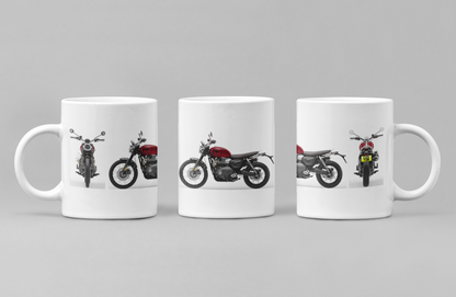 Personalised Triumph Scrambler Motorcycle Mug