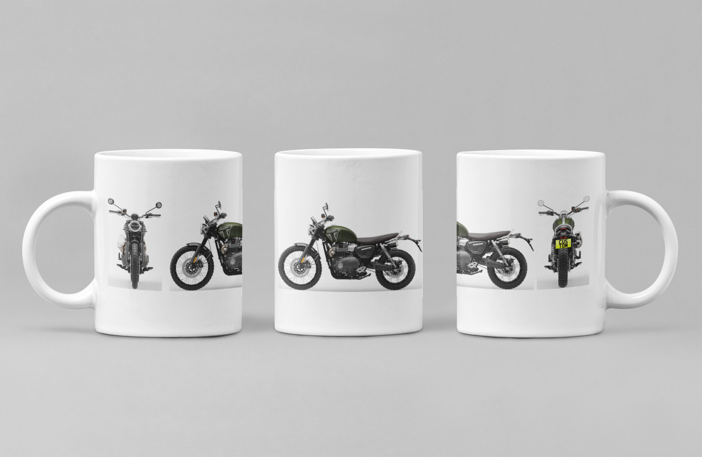 Personalised Triumph Scrambler Motorcycle Mug