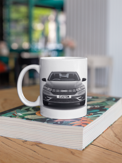 Personalised Dacia Sandero Journey Mug