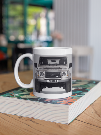 Personalised Land Rover Classic Defender 110 Mug