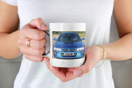 Personalised Subaru Impreza WRX STi Mug