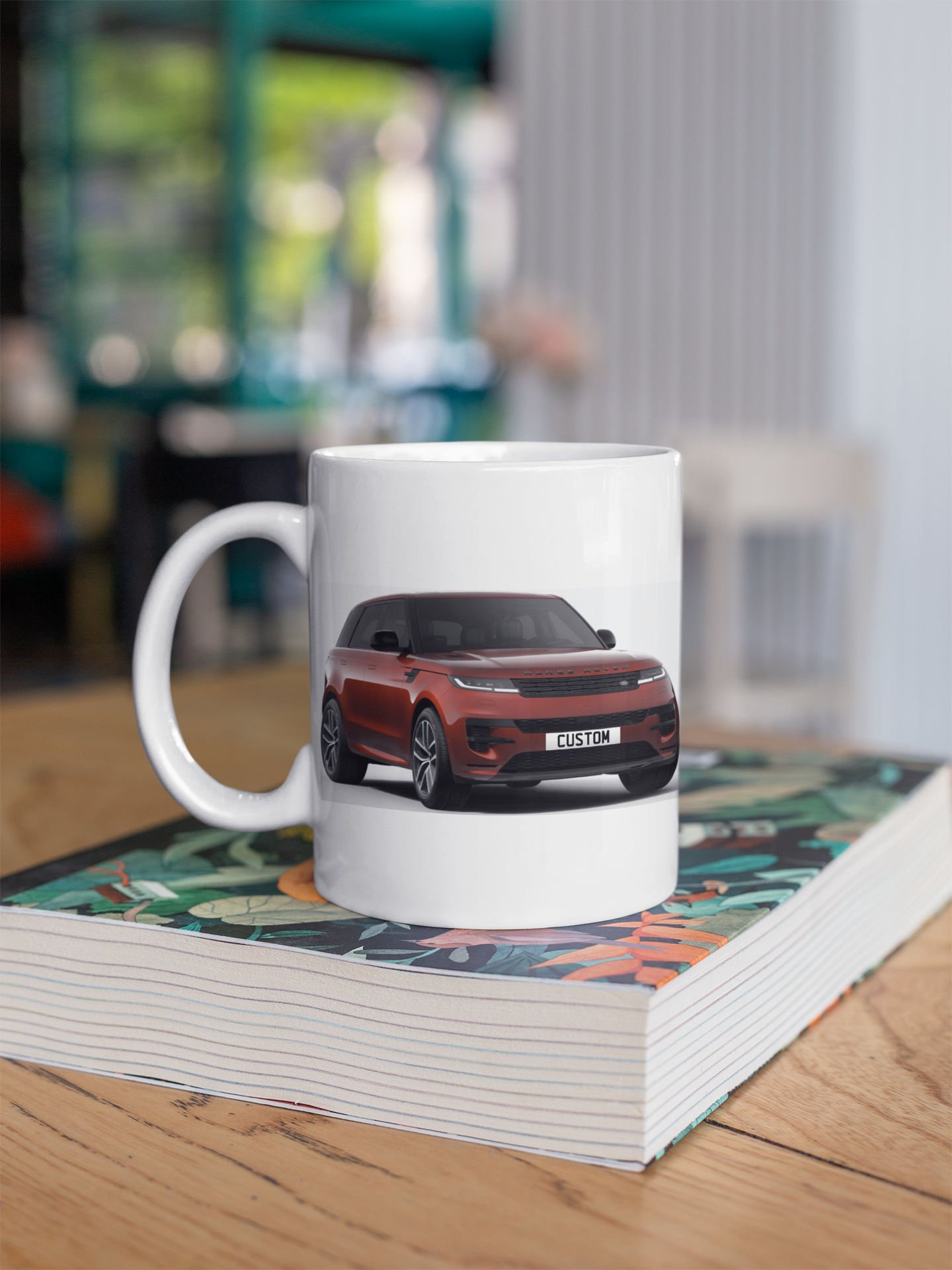 Personalised Land Rover Range Rover Sport Autobiography Black Edition Mug
