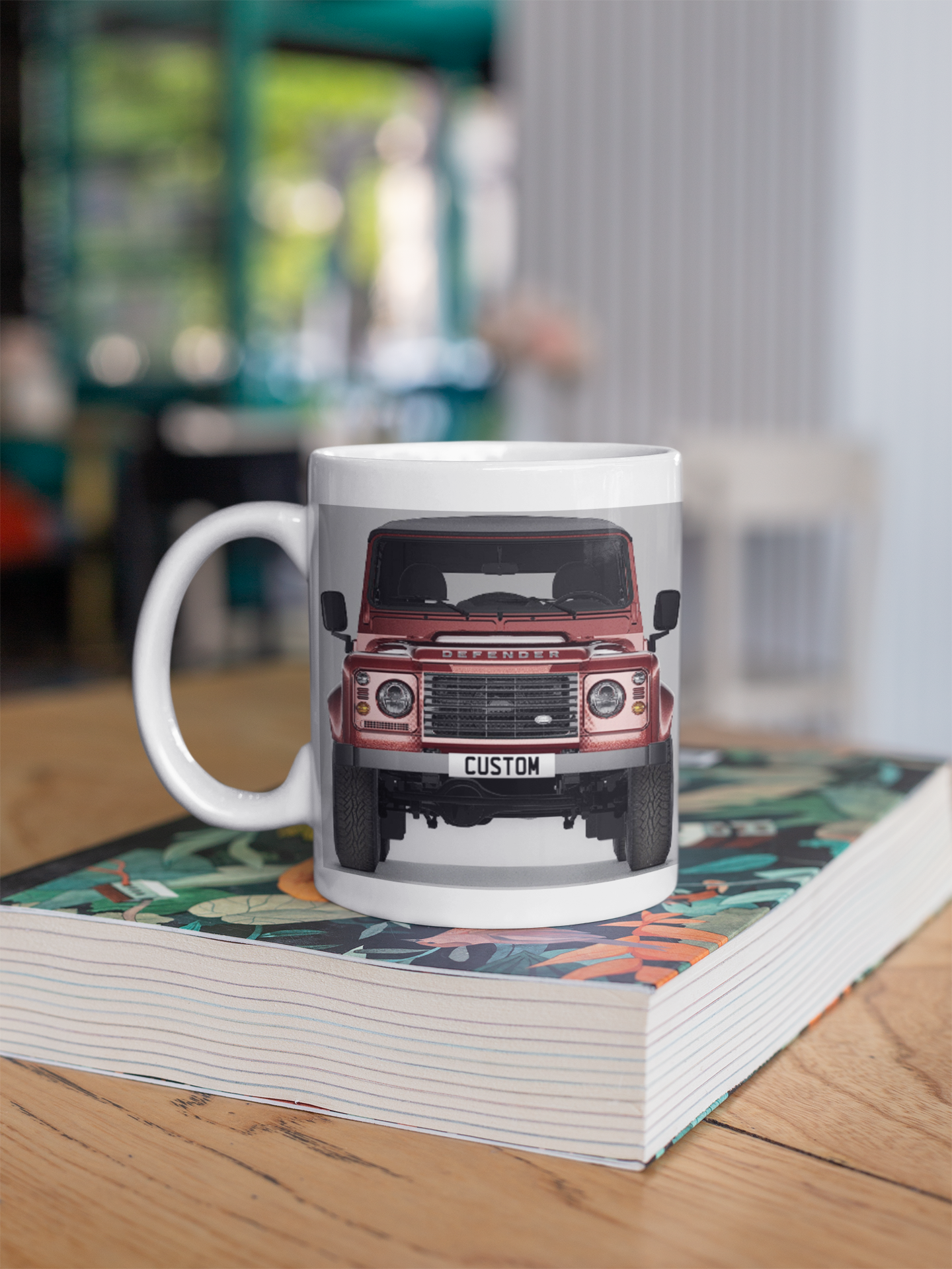 Personalised Land Rover Classic Defender Soft Top Mug