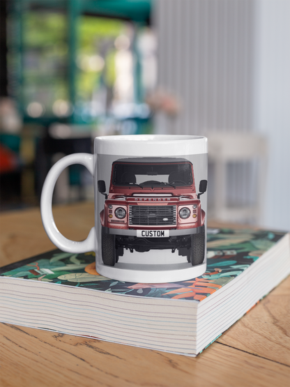 Personalised Land Rover Classic Defender Soft Top Mug