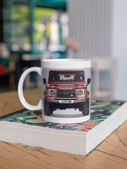 Personalised Land Rover Classic Defender 110 Mug