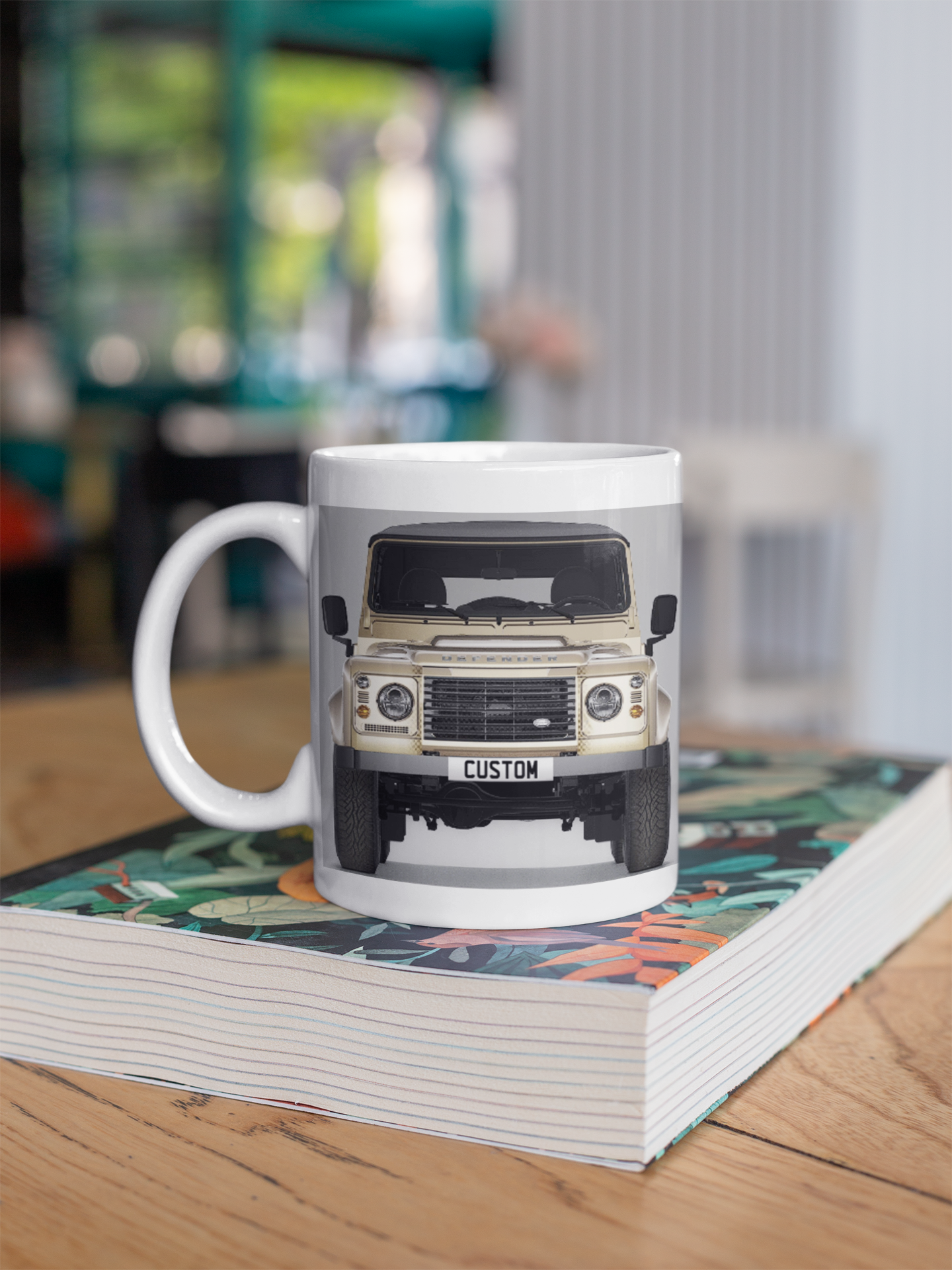 Personalised Land Rover Classic Defender Soft Top Mug