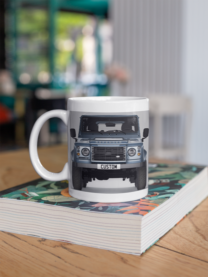Personalised Land Rover Classic Defender 110 Mug