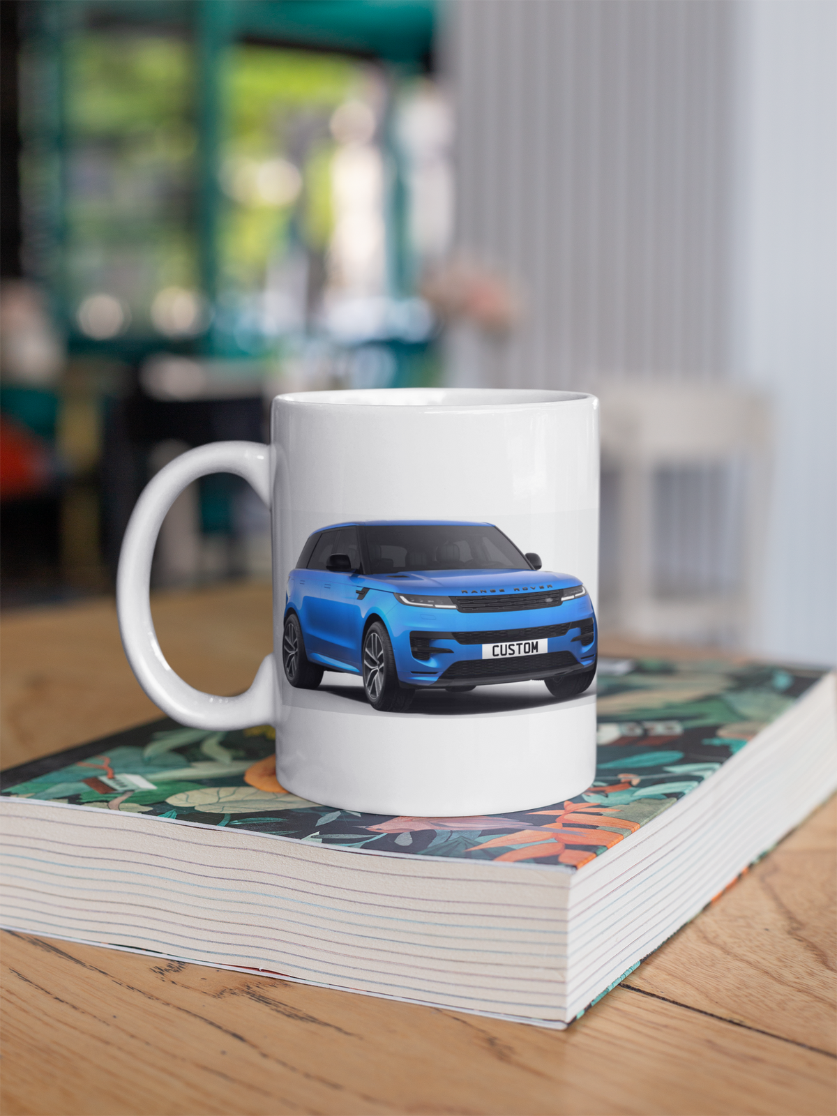 Personalised Land Rover Range Rover Sport Autobiography Black Edition Mug
