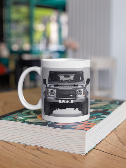 Personalised Land Rover Classic Defender 110 Mug