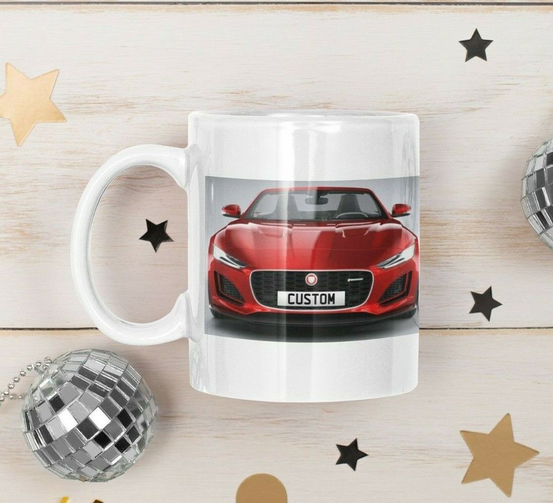 Personalised Jaguar F-Type R Convertible Mug