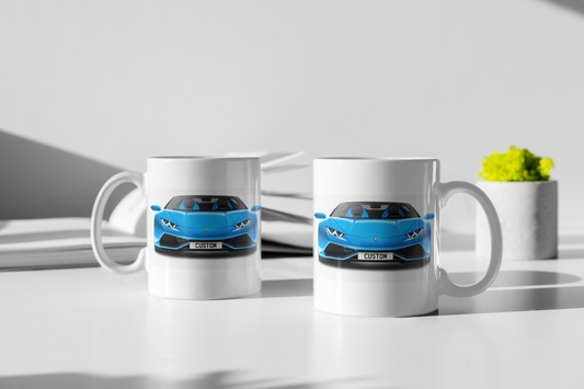 Personalised Lamborghini Huracan Mug