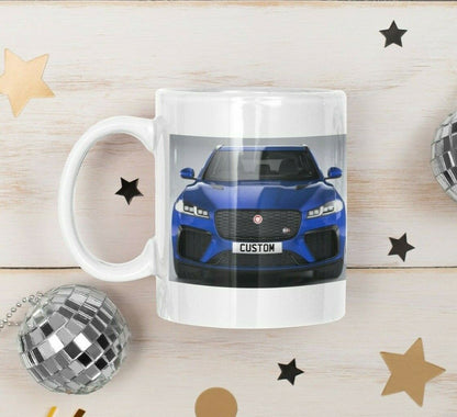 Personalised Jaguar F-Pace SVR Mug