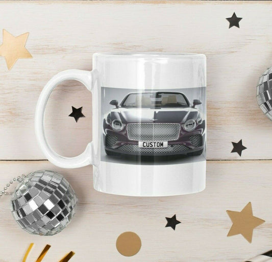 Personalised Bentley Continental GT Convertible Mug