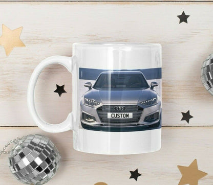 Personalised Audi A4 Quattro Mug