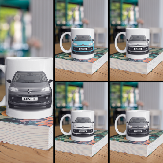 Personalised Volkswagen Up R Mug