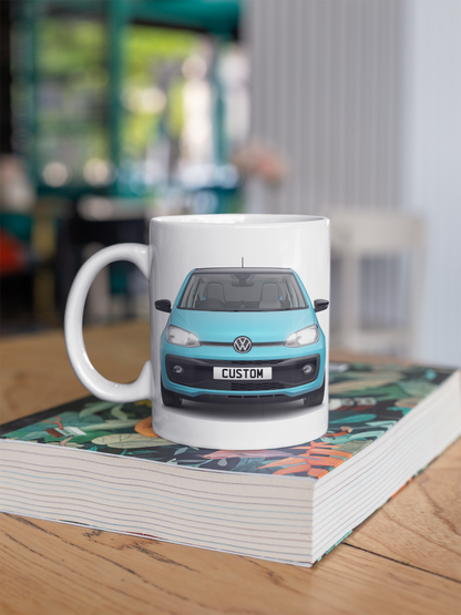 Personalised Volkswagen Up R Mug