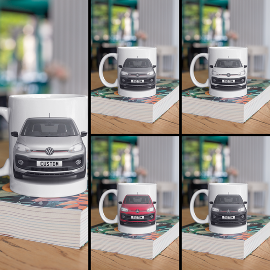 Personalised Volkswagen Up GTI Mug