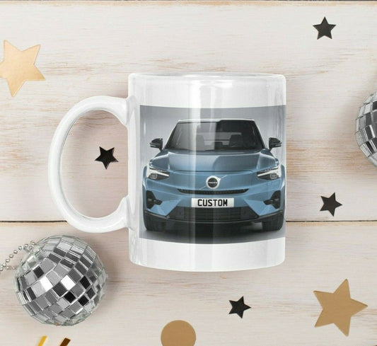 Personalised Volvo C40 Recharge Mug