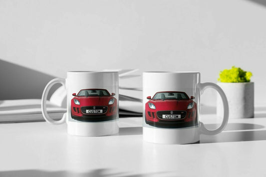 Personalised Jaguar F Type Mug