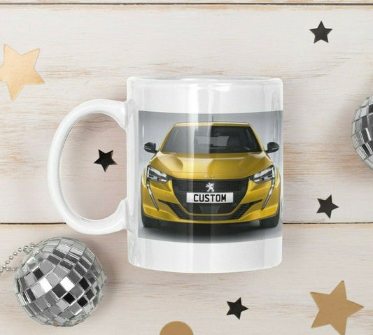 Personalised Peugeot 208 Mug