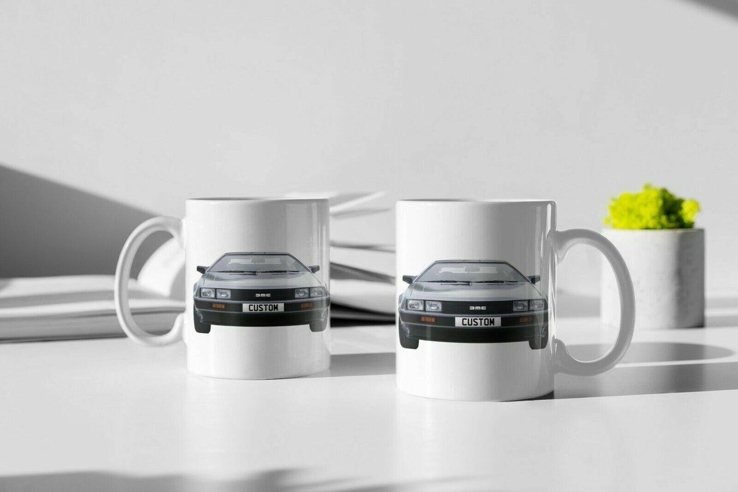 Personalised DMC DeLorean Mug - BACK TO THE FUTURE GIFT