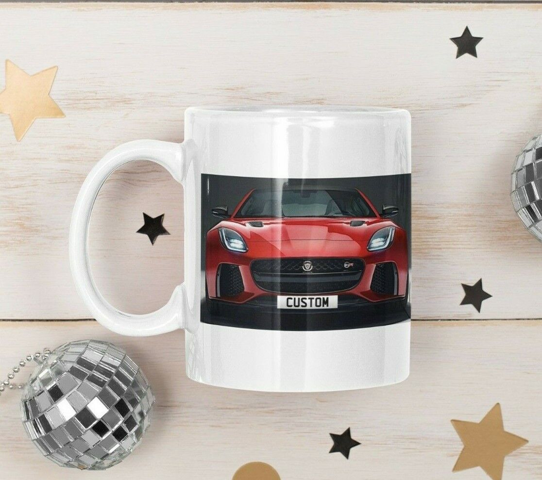 Personalised Jaguar F-Type SVR Mug