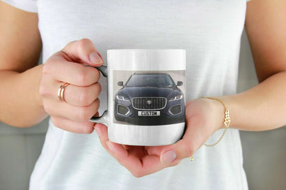 Personalised Jaguar XF Mug