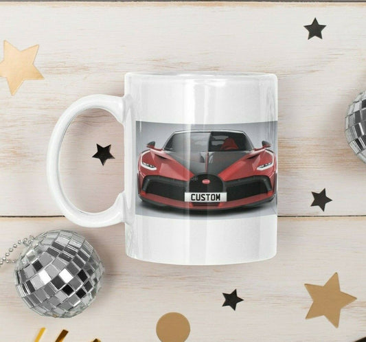 Personalised Bugatti Divo Lady Bug Mug