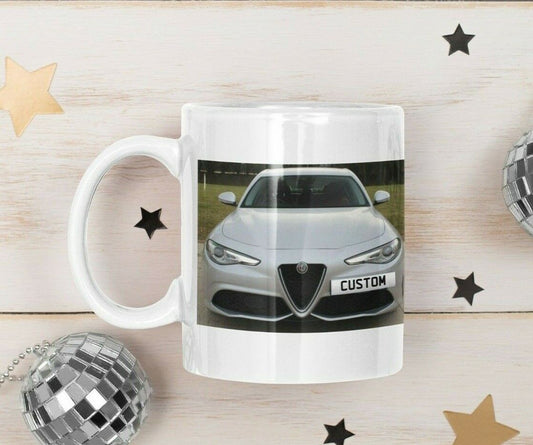 Personalised Alfa Romeo Giulia Mug