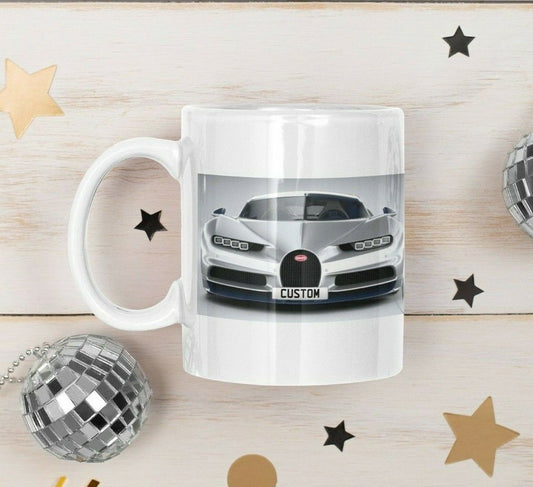 Personalised Bugatti Chiron Mug