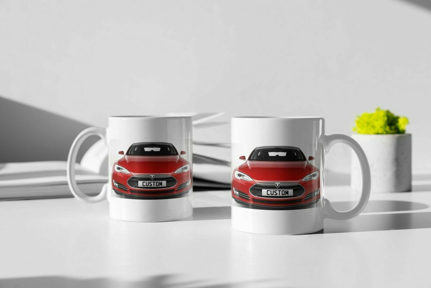 Personalised Tesla Model S Mug