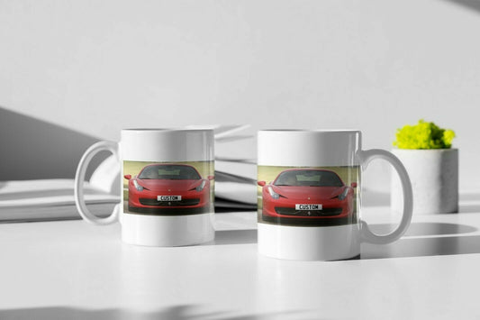 Personalised Ferrari 458 Mug