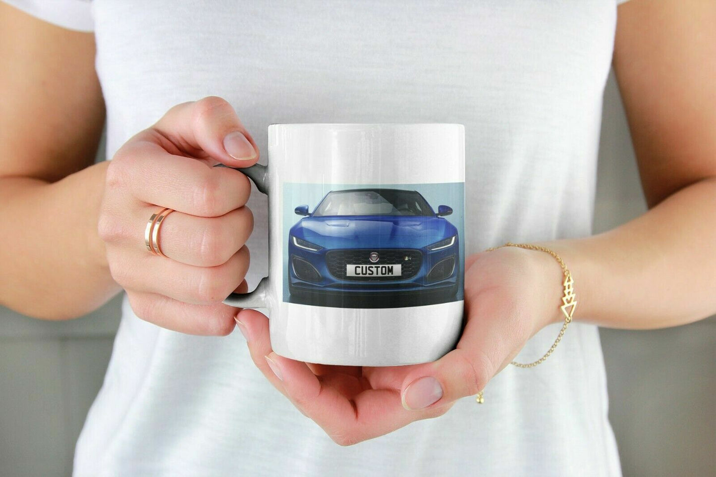 Personalised Jaguar F Type Mug