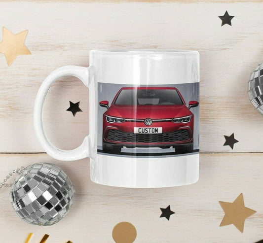 Personalised Volkswagen Golf GTI MK8 Mug