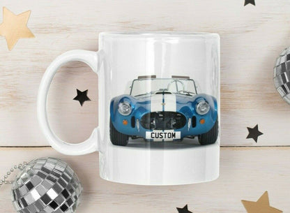 Personalised 50th Anniversary Shelby Cobra Mug