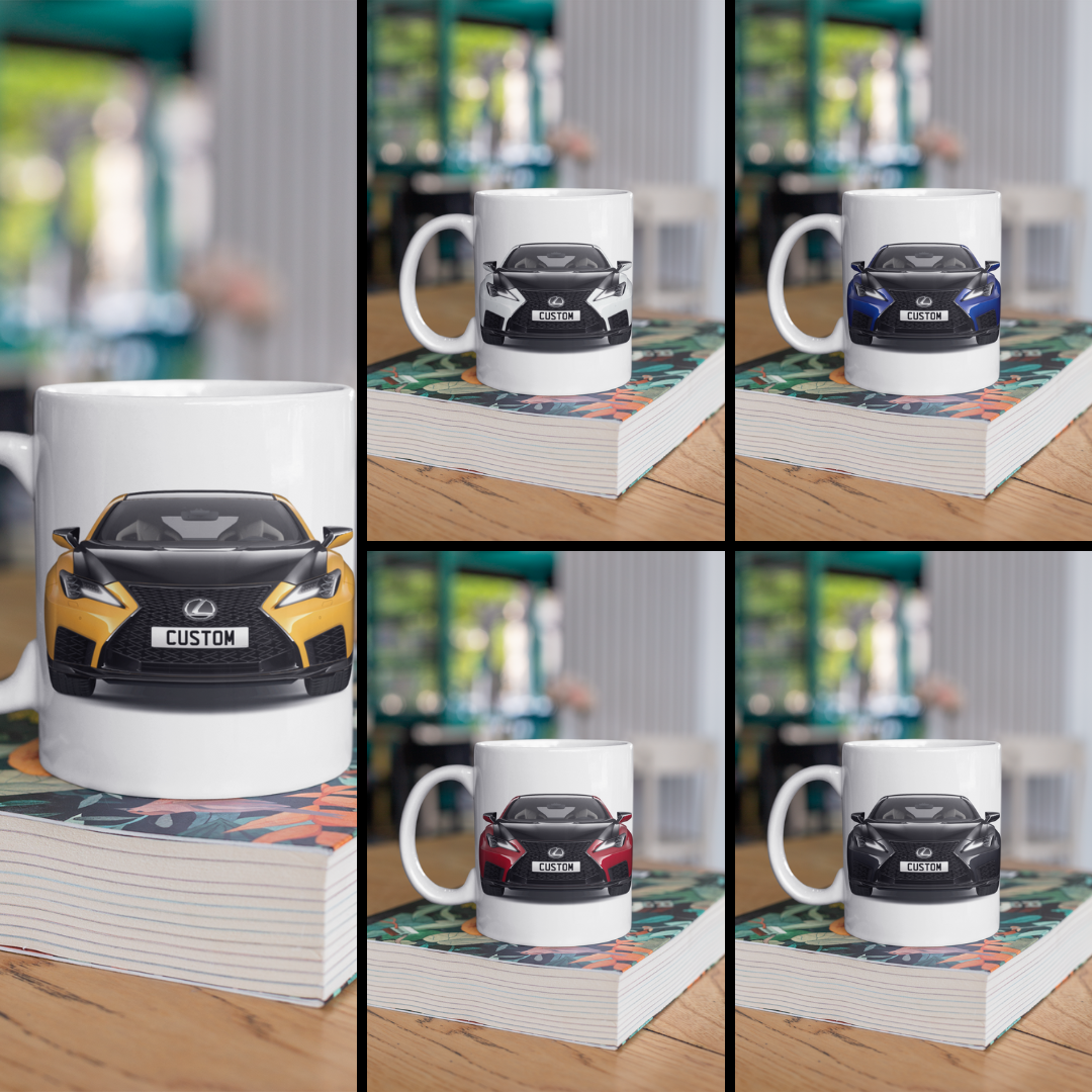 Personalised Lexus RC F Carbon Mug