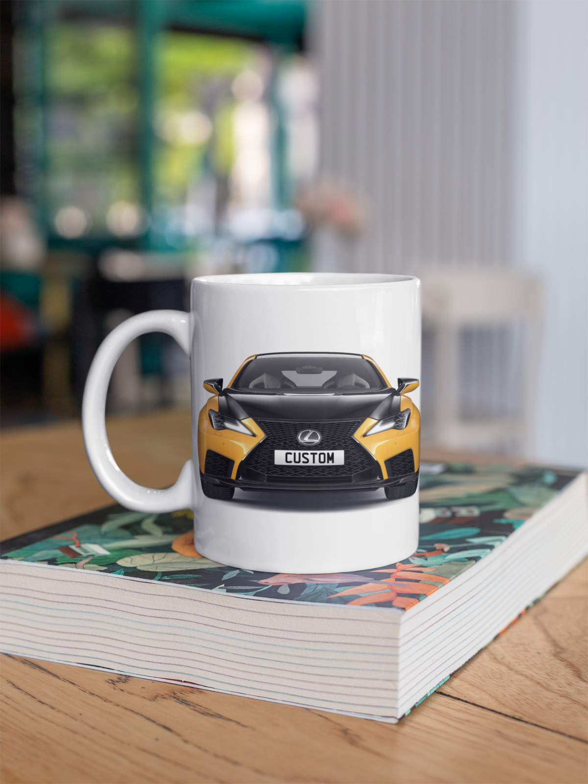 Personalised Lexus RC F Carbon Mug