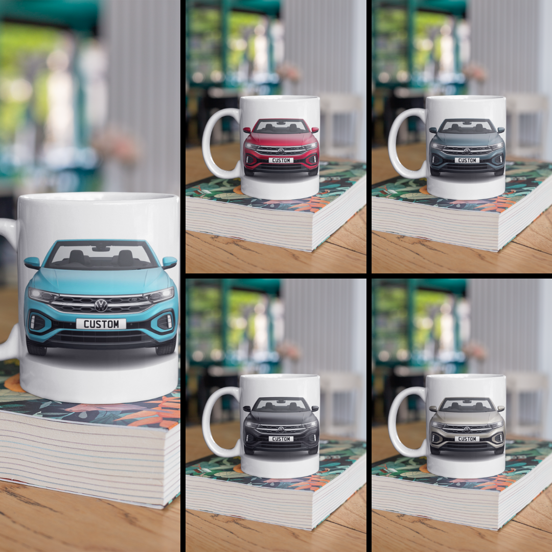 Personalised Volkswagen T-Roc Cabriolet R Mug