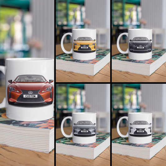 Personalised Lexus LC 500 Convertible Regatta Mug