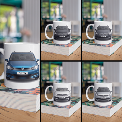 Personalised Volkswagen Touran SE Family Mug