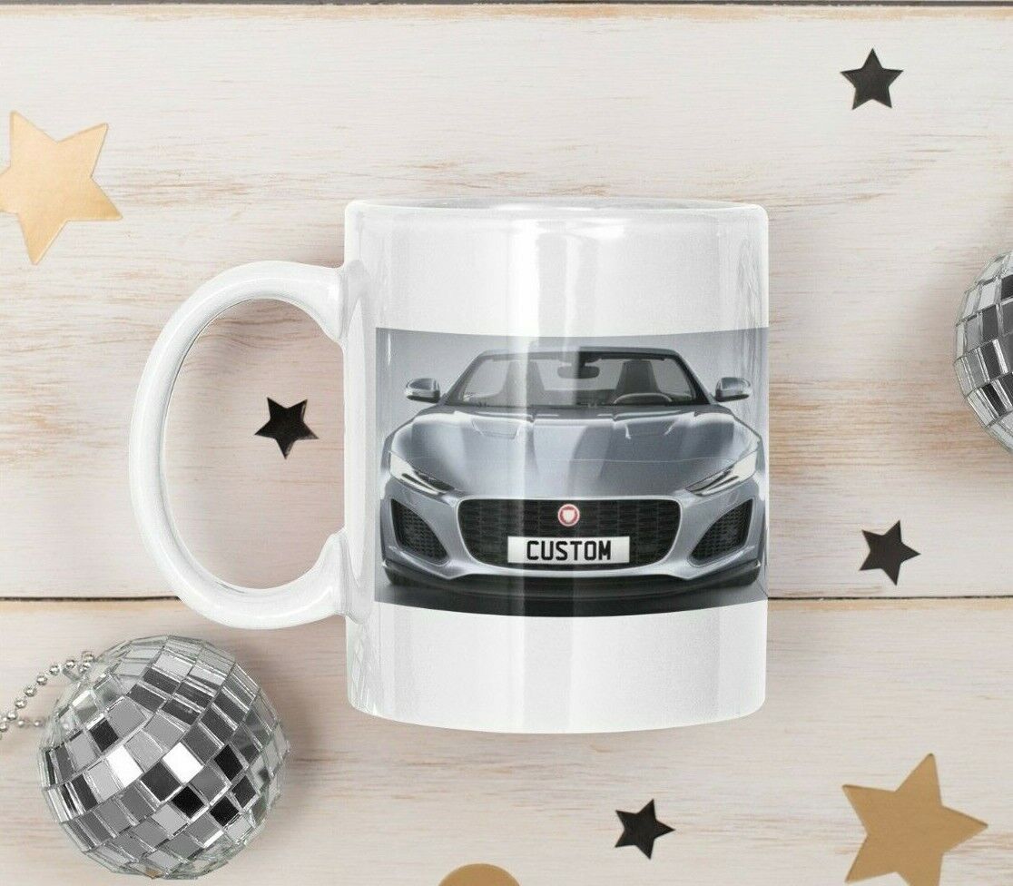 Personalised Jaguar F-Type Convertible Mug