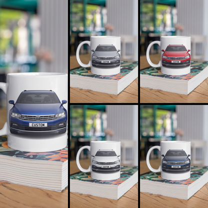 Personalised Volkswagen Passat Estate R TDI Mug