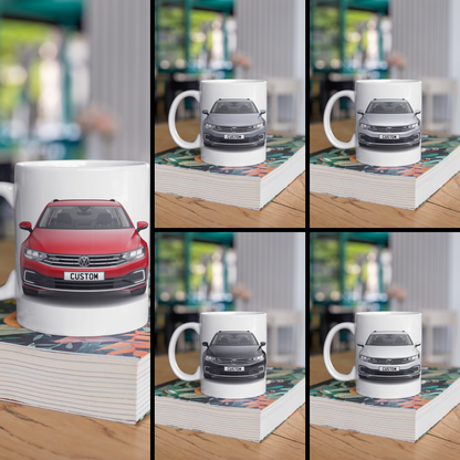 Personalised Volkswagen Passat Estate GTE Mug