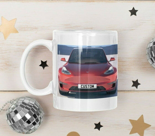 Personalised Tesla Model Y Mug