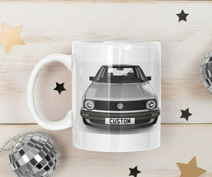 Personalised Volkswagen Golf MK2 Mug