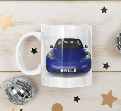 Personalised Tesla Model Y Mug