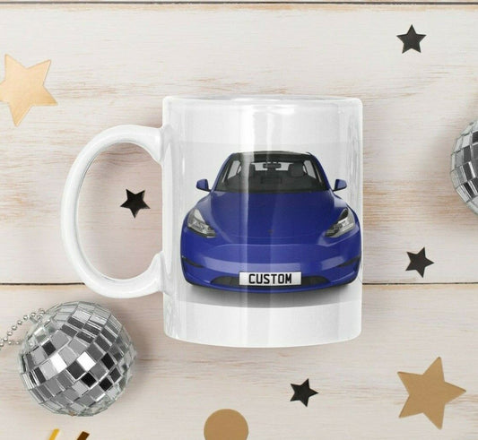 Personalised Tesla Model Y Mug